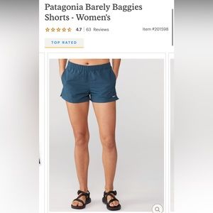 Patagonia Barely Baggie Womens Shorts M